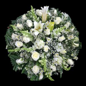Cubre Caja Funebre Bendición Floral