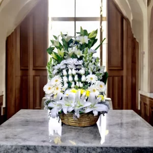 Pie de Caja Fúnebre Luz del Recuerdo