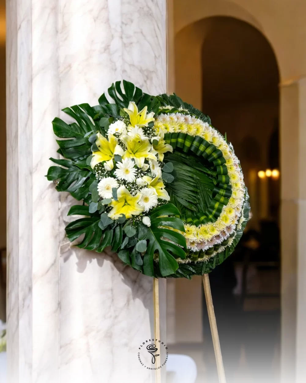 Corona Funebre Tributo Sagrado de Jerusalen
