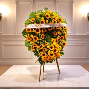 Corona Fúnebre Premium Sol Eterno