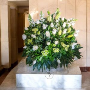 Cubre Caja Fúnebre Serenidad Floral