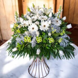 Cubre Caja Funebre Paz Floral