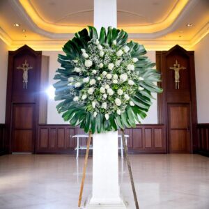Corona Fúnebre Premium Sencilla – Homenaje Distinto